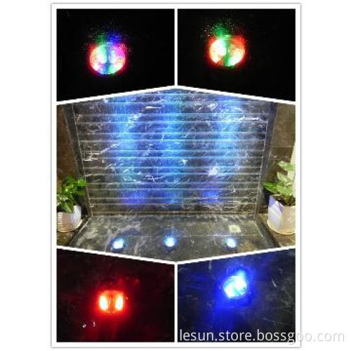 6X1W factory RGB underwater led lights for small fountains LC7006